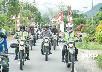 Pj Bupati Jusnan Mokoginta dan Forkopimda Touring ke Wilayah Dumoga, Sampaikan Pesan Ini