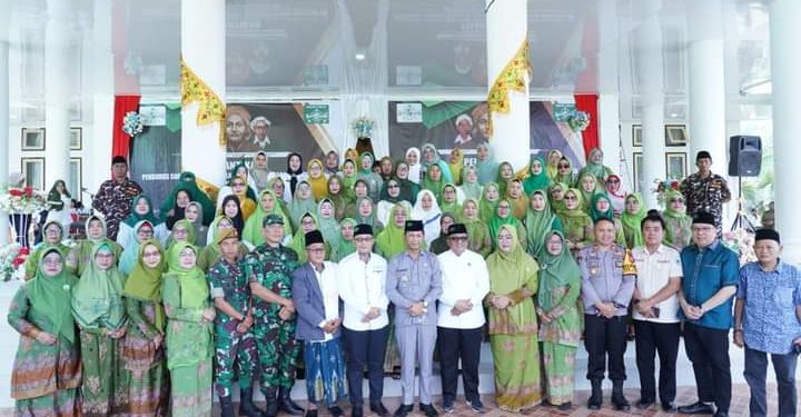 Digelar di Rudis Bupati, Jusnan Mokoginta Hadiri Pelantikan Pengurus PCNU dan PC Muslimat Bolmong