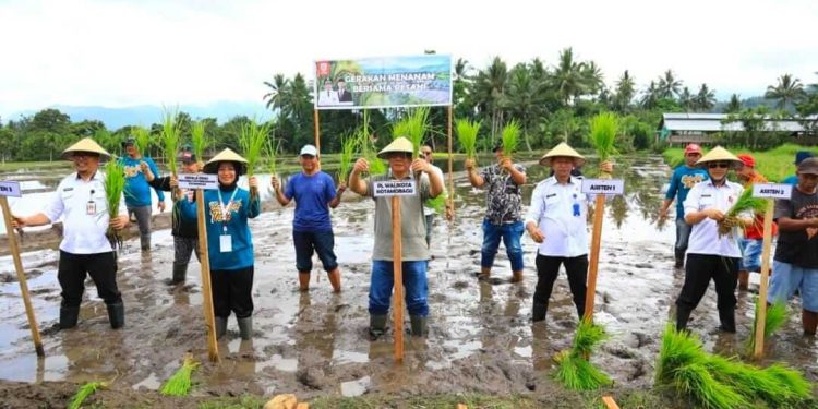 Pj Walikota Kotamobagu Hadiri Launching Layanan Sahabat Tani