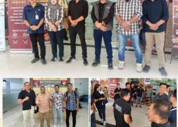 Ketua Bawaslu Boltim,Turun Langsung awasi Jalanya Pemeriksaan Kesehatan Bacakada’ Di RS Kandow Manado