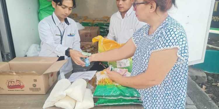 Dinas Ketapang Kotamobagu Gelar Gerakan Pangan Murah