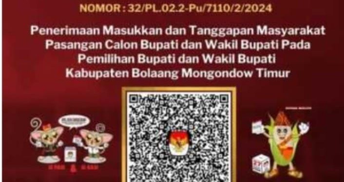 KPU Boltim Buka Kesempatan Masyarakat Beri Masukan untuk Pilkada 2024
