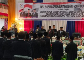 20 Anggota DPRD Boltim Terpilih Periode 2024-2029 Resmi Dilantik, Berikut Nama-namanya
