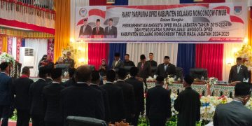 20 Anggota DPRD Boltim Terpilih Periode 2024-2029 Resmi Dilantik, Berikut Nama-namanya
