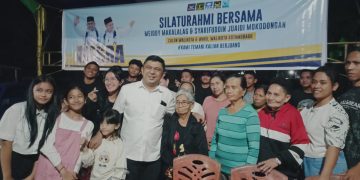 Meiddy Makalalag Disambut Meriah Warga Kampung Baru Kotamobagu, Dapat Julukan ‘Papa Ani’