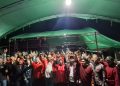 LIMI – WELTY Merahkan Desa Doloduo, Ribuan Pendukung Hadiri Pengukuhan Tim Relawan