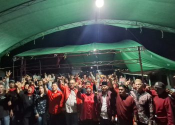 LIMI – WELTY Merahkan Desa Doloduo, Ribuan Pendukung Hadiri Pengukuhan Tim Relawan