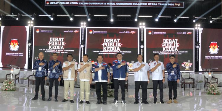 Gelaran Debat Ke-2 Pilkada Sulut, Berikut Intisari Program Unggulan Ke-3 Kandidat