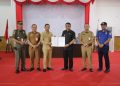 Pj Wali Kota Teken Nota Kesepakatan dengan Kemenkumham Sulut dan Pemkab Bolmong