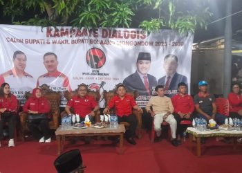 Ribuan Warga Hadiri Kampanye Dialogis Limi-Welty di Desa Solog, Fokus pada Kesejahteraan Petani dan Peternak