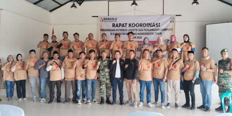 Jelang Pencoblosan, Bawaslu Boltim Gelar Rakor Pengawasan Kampanye Dan Pendistribusian Logistik
