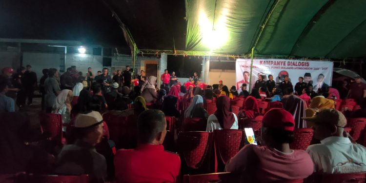 Kampanye Dialogis Limi-Welty di Tiga Desa Santombolang Disambut Meriah, Dukungan Warga Semakin Kuat