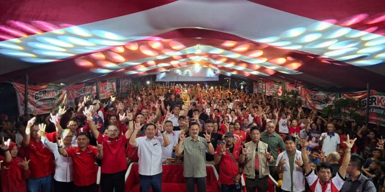 Ribuan Warga Sambut Kampanye SKDT-LMWK di Desa Buntalo, Pembangunan dan Kesejahteraan Masyarakat