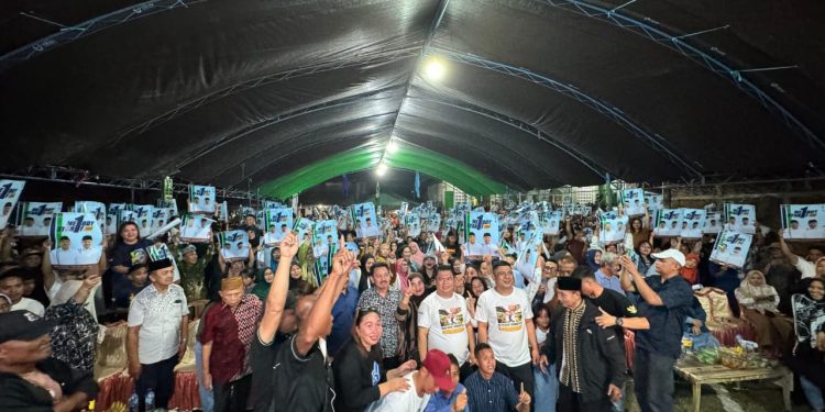 Diluar Prediksi! 3.000 an Orang Hadiri Kampanye Pasangan MESRA di Gogagoman