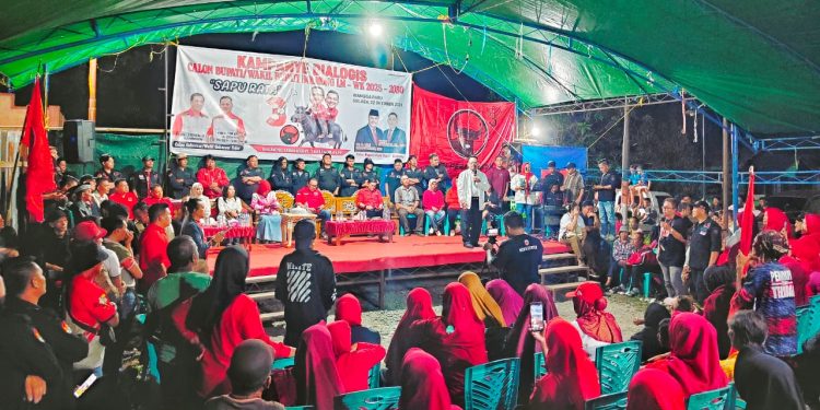 Djelantik Mokodompit Terharu dengan Dukungan Masyarakat Wangga Baru untuk Limi-Welty