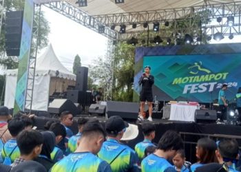 Ketua KPU Kotamobagu Ajak Ribuan Peserta Lomba Motampot Fun Race Sukseskan Pilkada 2024