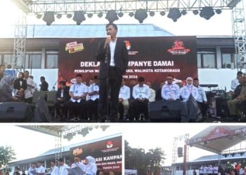 KPU Kotamobagu Gelar Deklarasi Damai Pilkada 2024