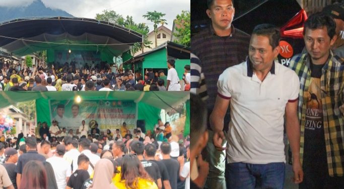 Antusias Warga Moyag Sambut Pasangan ‘The Winner’, Fei : Massa yang datang Diluar Dugaan