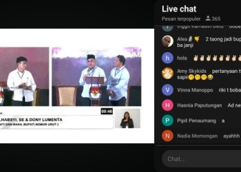 Ini Link Live streaming Debat Paslon Bupati Bolmong