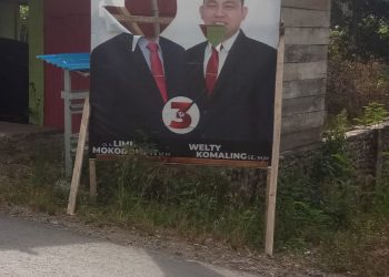 Baliho Limi-Welty Diduga Dirusak, Semangat dan Dukungan Rakyat Bolmong Makin Menguat dan Tak Padam