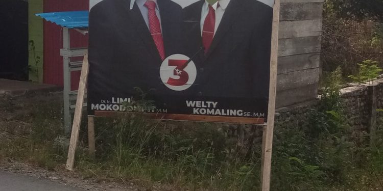 Baliho Limi-Welty Diduga Dirusak, Semangat dan Dukungan Rakyat Bolmong Makin Menguat dan Tak Padam