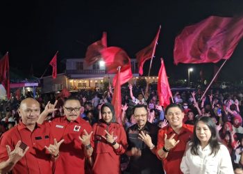 Disambut Ribuan Massa, LIMI-WELTY Kampanye Dialogis Di Desa Tungoi 1