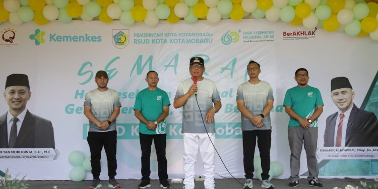 Pj Wali Kota Kotamobagu Hadiri Peringatan Hari Kesehatan Nasional ke-60