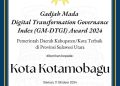 Pemkot Kotamobagu Raih GM-DTGI Award 2024