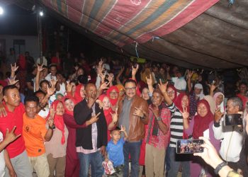 Blusukan di Wilayah Pantura, Limi Mokodompit di Sambut Antusias Masyarakat setempat