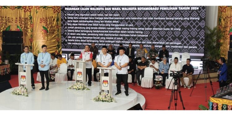 BAWASLU Kotamobagu Awasi Jalannya Debat Ketiga Pilwako 2024