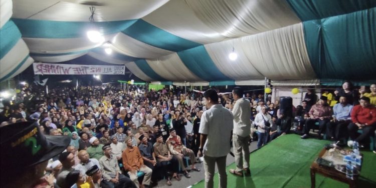 Ribuan Warga Padati Kampanye Dialogis The Winner,dr Weny Himbau Pendukungnya Untuk Tetap Menjaga Perdamaian