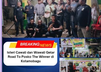 Istri Cawali dan Wawali Gelar Road To Posko ‘The Winner di Kotamobagu
