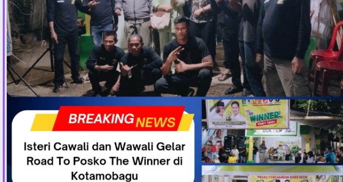 Istri Cawali dan Wawali Gelar Road To Posko ‘The Winner di Kotamobagu