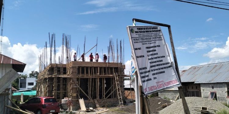 PUPR Kotamobagu Minta Kontraktor Segera Selesaikan Proyek Tepat Waktu