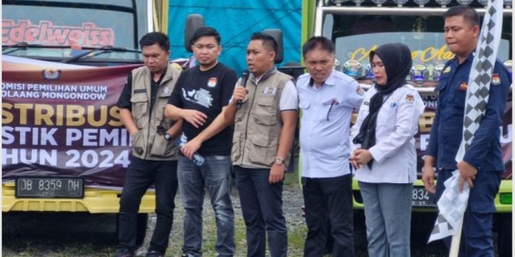 Bawaslu Kotamobagu Memastikan Pendistribusian Logistik