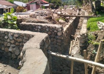 Progres Proyek Drainase Gogagoman-Mongkonai Barat Capai 42 Persen