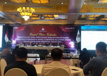 KPU Sulut Gelar Pleno 10 dari 15 Kabupaten/Kota di Hari Pertama