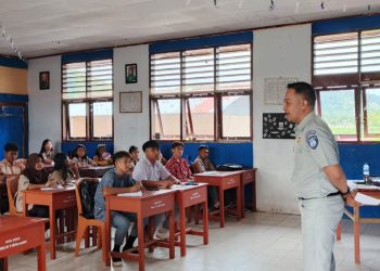 Jasa Raharja Edukasi Pelajar SMA 1 Bolaang tentang Keselamatan Berkendara