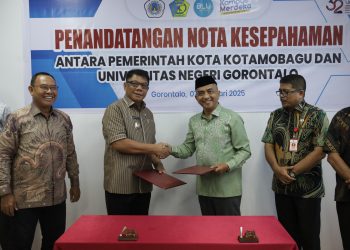 Pemkot Kotamobagu dan UNG Teken Nota Kesepakatan Bersama