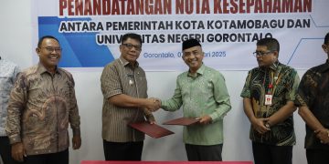 Pemkot Kotamobagu dan UNG Teken Nota Kesepakatan Bersama