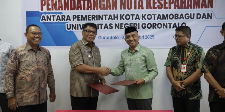 Pemkot Kotamobagu dan UNG Teken Nota Kesepakatan Bersama