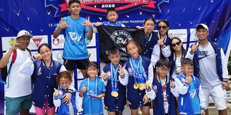 TCW Akuatik Kotamobagu Torehkan Sejarah di Anging Mamiri Championship 2025