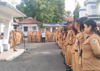 “Siap-Siap Jo!” Pesan RVM di Apel Kerja Perdana Pemkot Kotamobagu