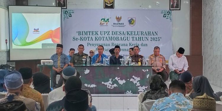 Bimtek Zakat 2025, Asisten II Pemkot Kotamobagu Ajak UPZ Kelola Zakat dengan Baik