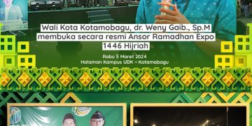 Walikota Kotamobagu Buka Secara Resmi Ansor Ramadhan Expo 2025