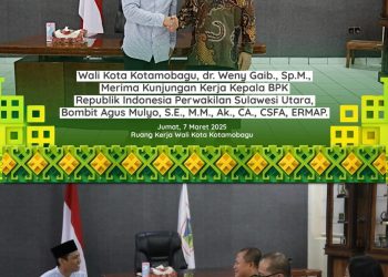 Walikota Kotamobagu Menerima Kunker BPK RI Perwakilan Sulut