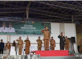 Weny Gaib Pimpin Apel Perdana Jajaran ASN Pemerintah Daerah Kota Kotamobagu