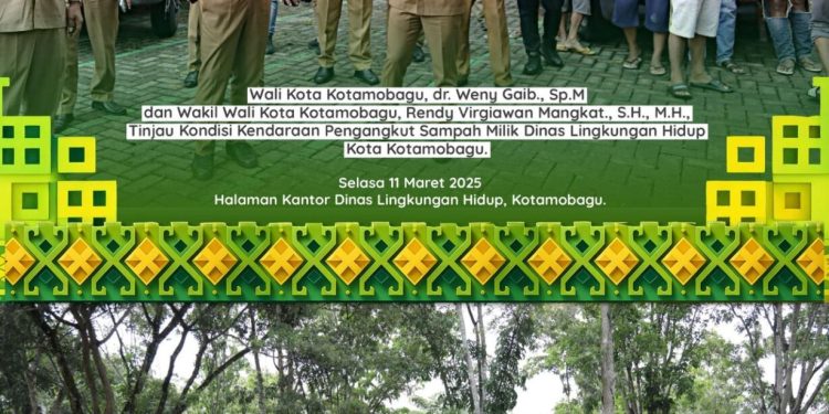 Wali Kota Bersama Wawali Tinjau Kondisi Kendaraan Pengangkut Sampah Di Kotamobagu