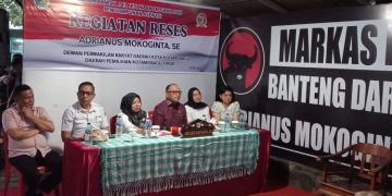Ketua DPRD Adrianus Mokoginta Serap Aspirasi di Dapil