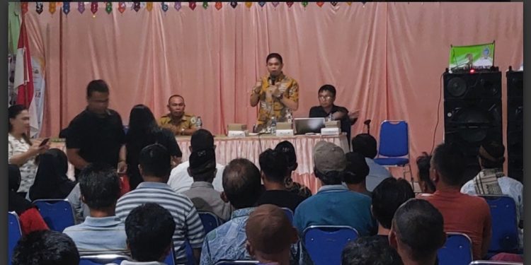 Muliadi Paputungan Gelar Reses di BMR, Infrastruktur Jadi Sorotan